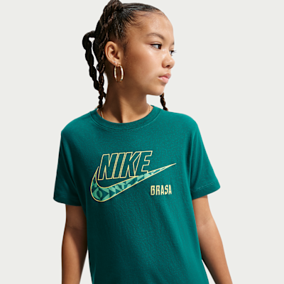 Brazil Big Kids' Nike Soccer T-Shirt. Nike.com